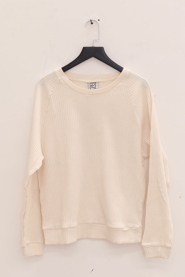 BASERANGE Pullover Sweatshirt Portugal BAS-FBSRI000-Off White